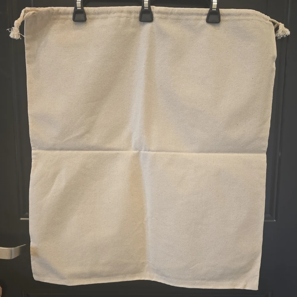Canada Goose Cream Canvas Drawstring Dust Bag